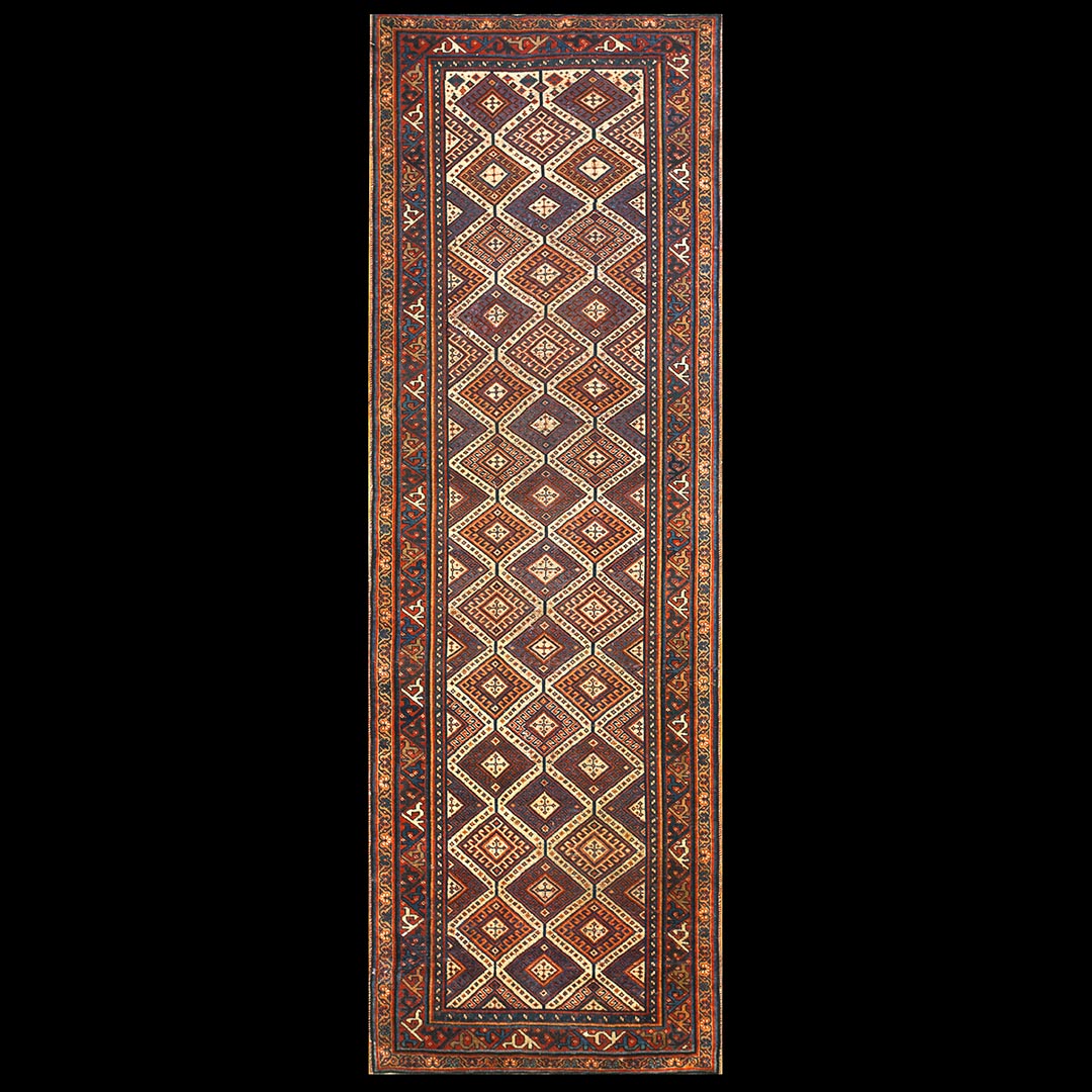 Antique Afshar Rug - 21404 | Persian Tribal 4' 0'' x 12' 2'' | Red, Origin Persia, Circa: 1890